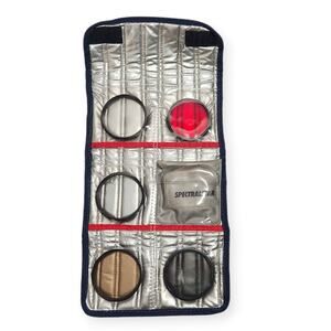 Spectralstar Camera Lens Filters Lot Of 5 In Carrying Case Pre-owned
